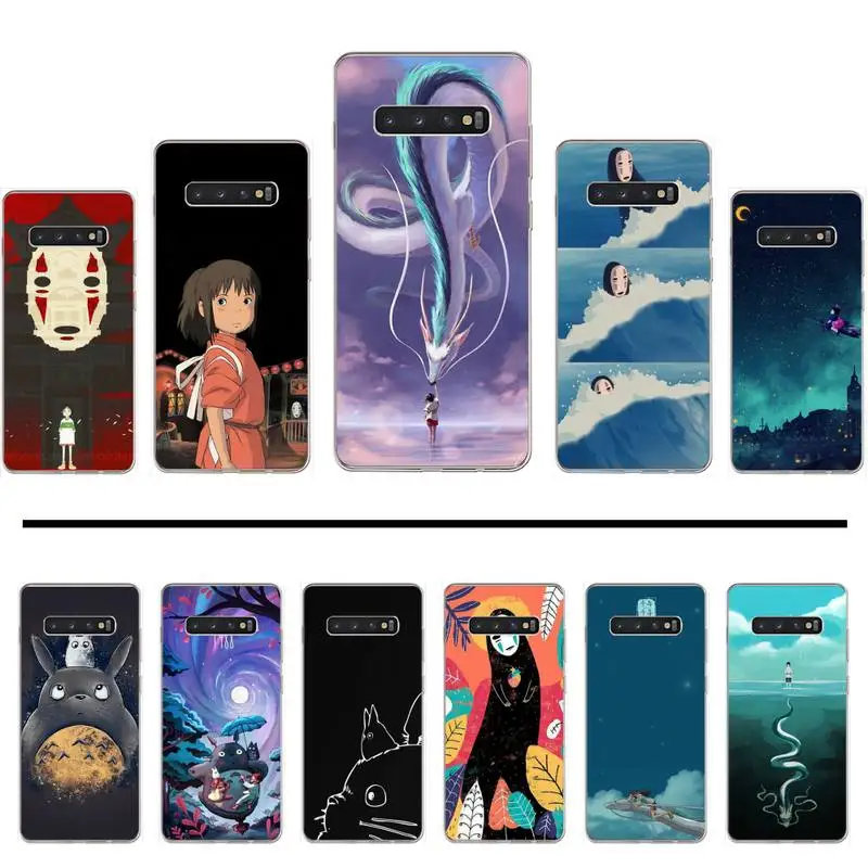 

Cartoon Studio Ghibli Spirited Away Totoro Phone Case For Samsung Galaxy S5 S6 S7 S8 S9 S10 S10e S20 edge plus lite