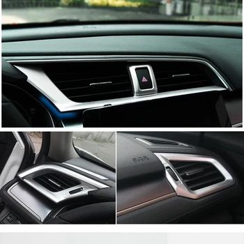 

ABS Plastic Trim Air Conditioning Outlet Air Vent Decoration Cover For Honda civic 10th 2016-2019 Auto Interior Accessories