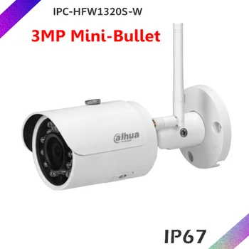

Dahua Export English version IPC-HFW1320S-W 3MP IR30M IP67 built-in WIFI SD Card slot Network outdoor Bullet IP WIFI Camera