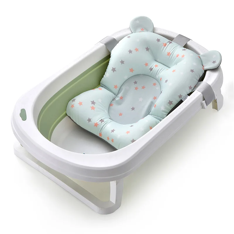 Baby tub home baby folding tub thickened large children's bath tub newborn bath barrel supplies  7