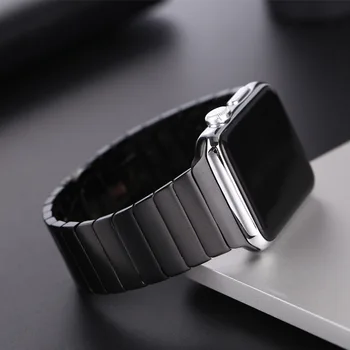 

For Apple Watch strap stainless steel strap 44mm/40mm iWatch strap 42mm/38mm butterfly buckle metal bracelet Apple Watch Series