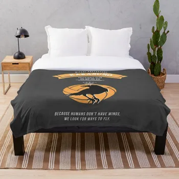 

haikyuu karasuno logo Throw Blanket Soft Sherpa Blanket Bed Sheet Single Knee Blanket Office Nap Blanket