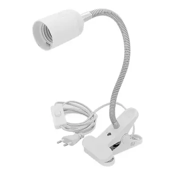 

Clip Lamp Holder Lamp Base 360 Degrees Flexible Durable Clamp Lamp Holder E27 Base Desk Decoration Light Socket #CW