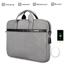 Kingsons сумка для ноутбука 14 15 дюймов Сумка для ноутбука сумка-мессенджер для ноутбука сумка через плечо портфель чехол для Macbook hp DELL