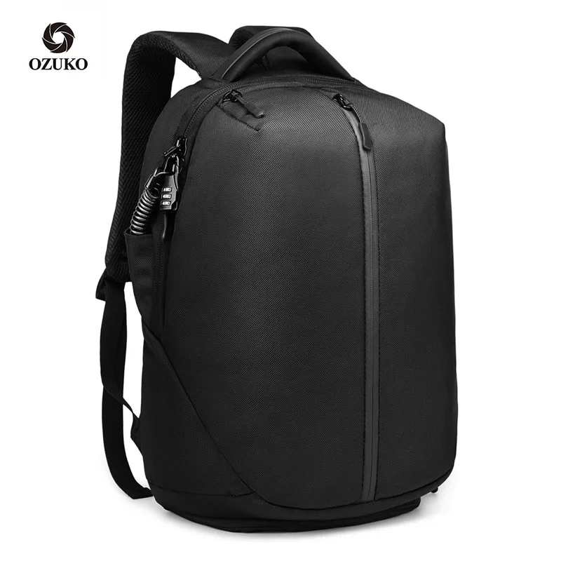 

USB Backpack New Style Casual Men Backpack Students Waterproof Bag Customizable Anti-Theft Password Lock Backpack