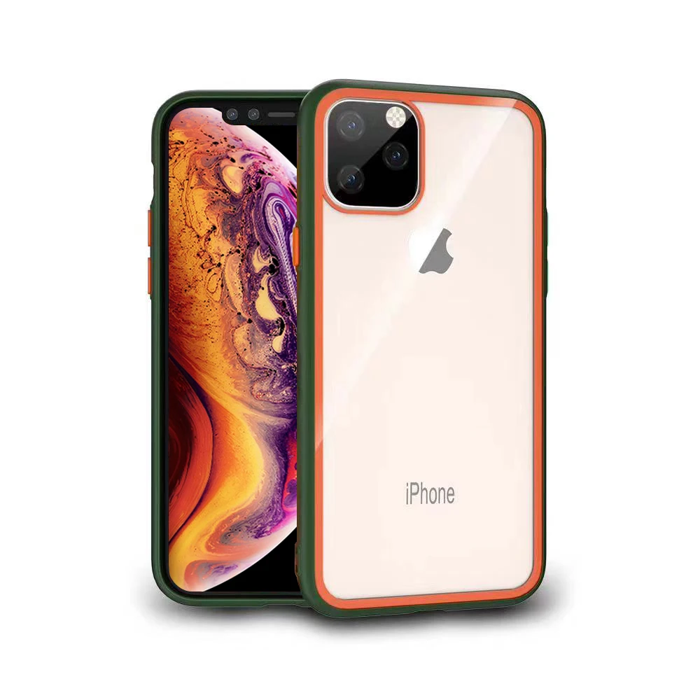 Модный Цветной Стеклянный чехол для iphone 11 pro X XS, двухцветный анти-осенний Чехол для мобильного телефона iphone 7 8 6 plus, чехол для мобильного телефона