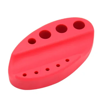 

Makeup Cotton Swabs Hole Pigment Ink Tray Tattoo Cup Holder Silicone Semi-permanent