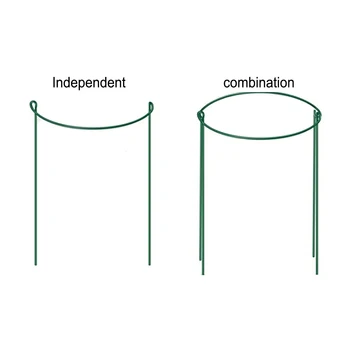 

Climbing Support Ring Frame Flower Iron Ring Props For Plants 40 * 25 cm
