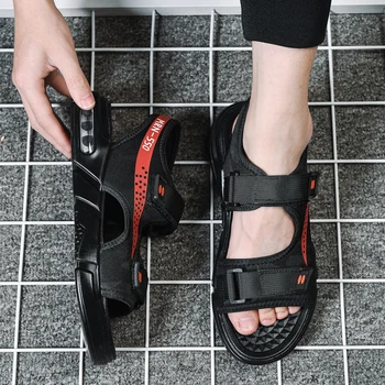 

summer 2020 New Arrivals men air sandals 39 beach male vietnam shoes mens gladiator roman close toe slippers sports walking knit