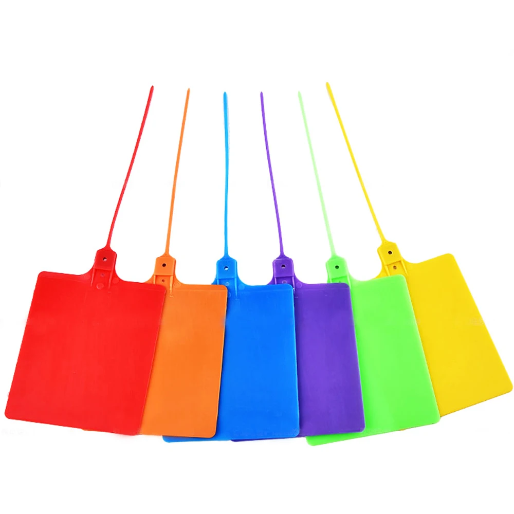 Bigger Plastic Tags Double-locked Nylon Labeling Tags Luggage Tags Writable  Parcel Tags Labels With Cable Ties For Shipping - Cable Ties - AliExpress