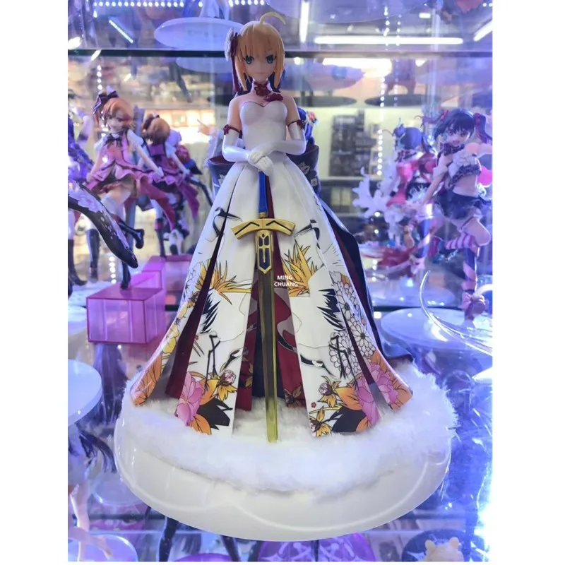 1" Аниме сексуальные фигурки Fate/Stay Night Kimono Saber Arutoria Pendoragon ПВХ фигурка Коллекционная модель игрушечная коробка 26 см V158