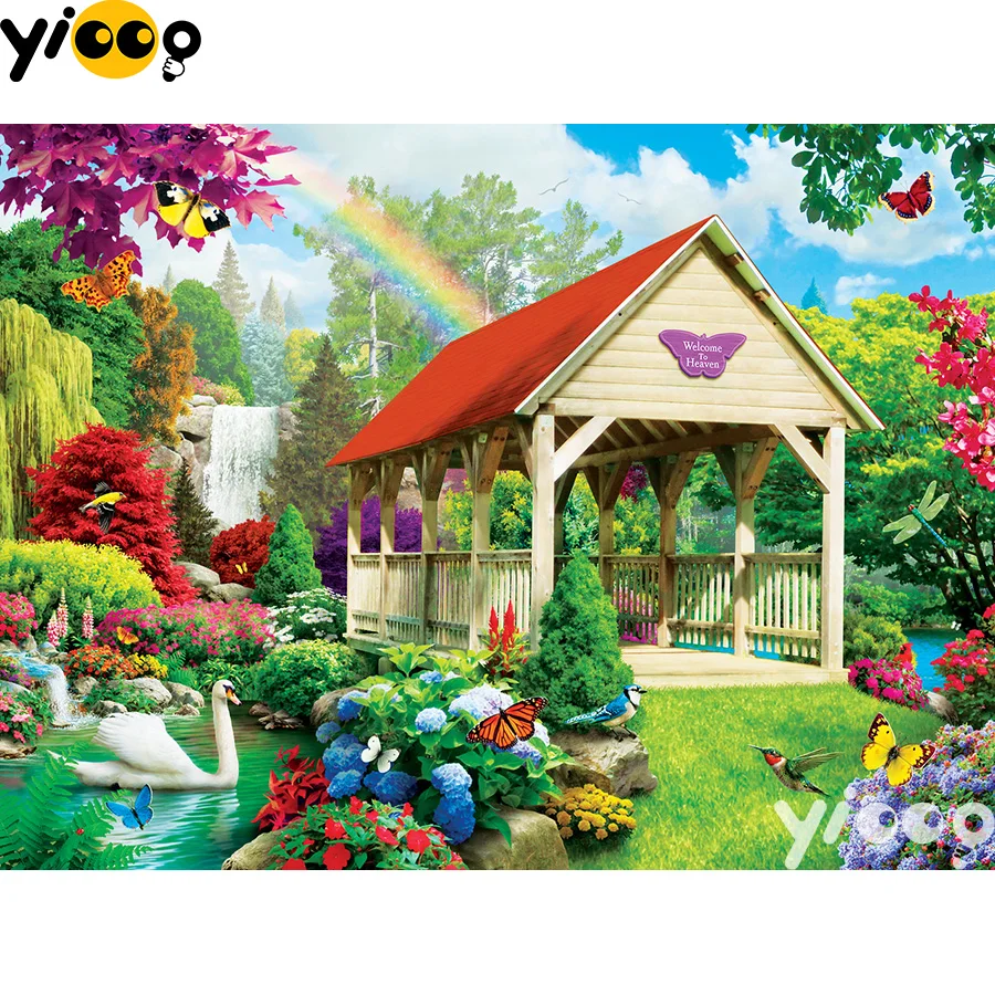 

Full Square/Round Drill 5D diamond embroidery heaven garden diamond Painting Rhinestones mosaic Cross stitch Decor EX0190