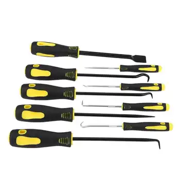 

Aluminum Alloy 9Pcs Scraper Pick Hook Kit Gasket Scraping Hose Removal Tool Set