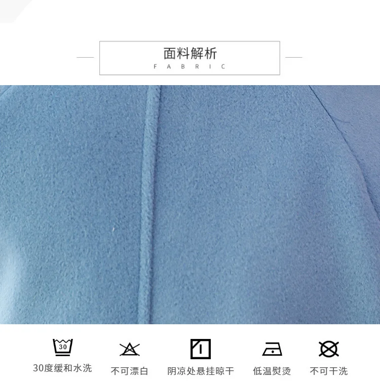 Woolen Jacket Women's Mid-length Autumn& Winter New Style WOMEN'S Dress Korean-style Loose-Fit Elegant Cocoon Woolen Overc