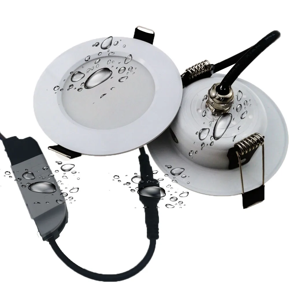 IP66 точечный светодиодный вниз светильник IP65 затемнения ac85-265 7 Вт 9 12 15 18 24