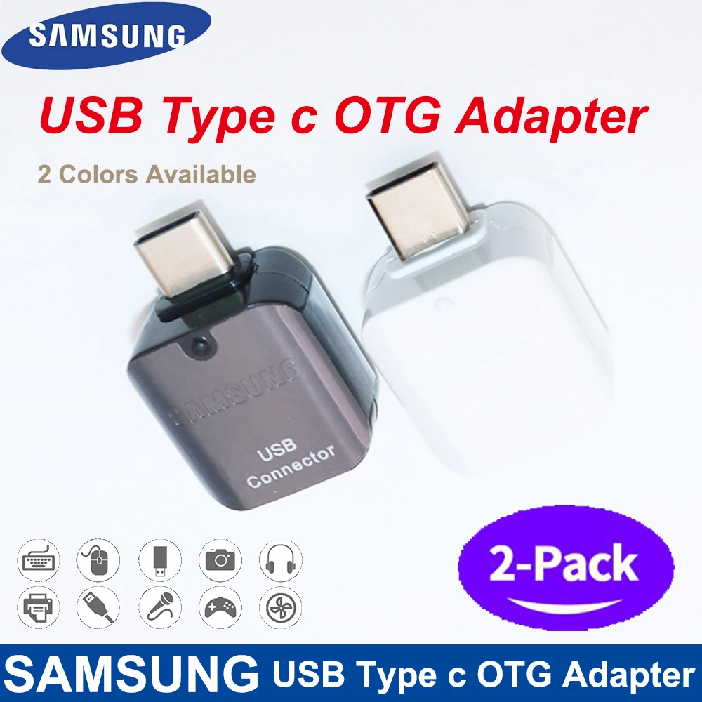 Оригинальный адаптер данных samsung USB 3 1 TYPE C OTG для Galaxy S8 S9 Plus Note 8 9 A8 2018 поддержка флеш