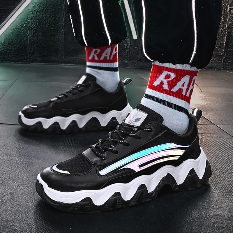 

Fashion men's running shoes 2020 new summer leisure travel mesh breathable shoes Male Sneakers Jogging Casual Shoes