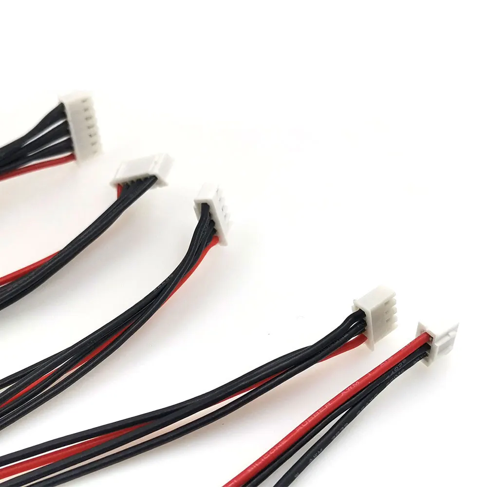 5 шт./лот JST XH 2S 3S 4S 6S 20 см 22AWG мягкий силиконовый Lipo балансировочный провод