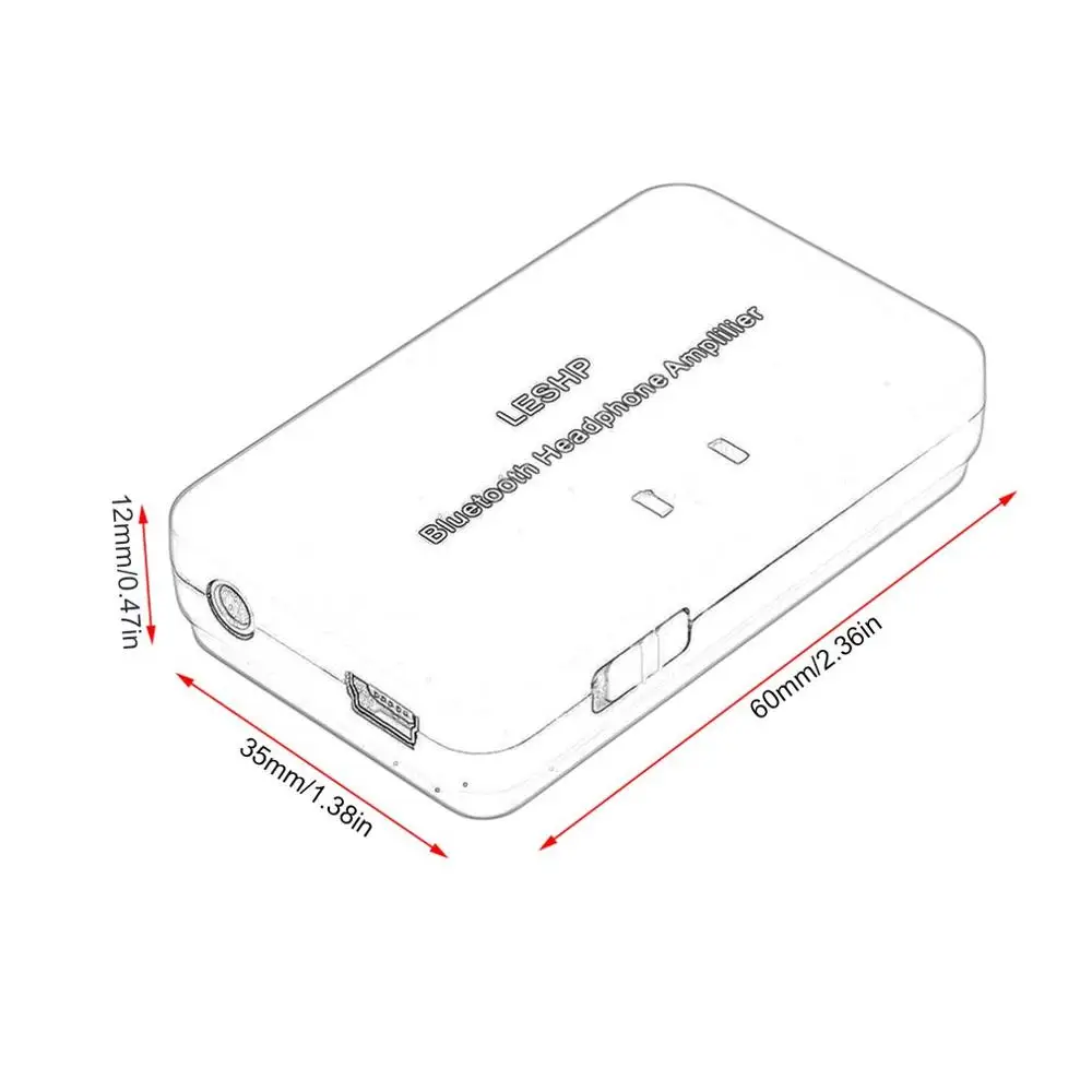 HIFI Headphone Amplifier Professional Portable Mini 3 5mm Headphone Audio Amplifier for Mobile Phones