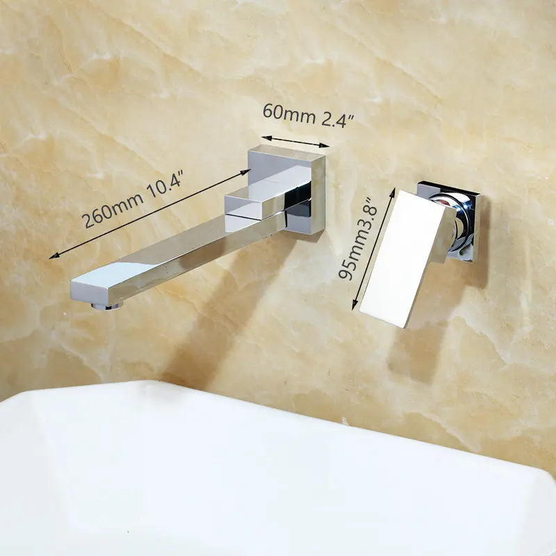 de montagem na parede latão cromado chuveiro