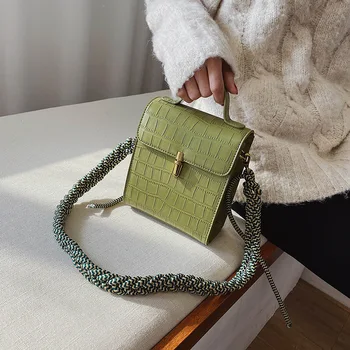 

2019 New Stone Pattern Messenger Bag Fashion Handbag Purse