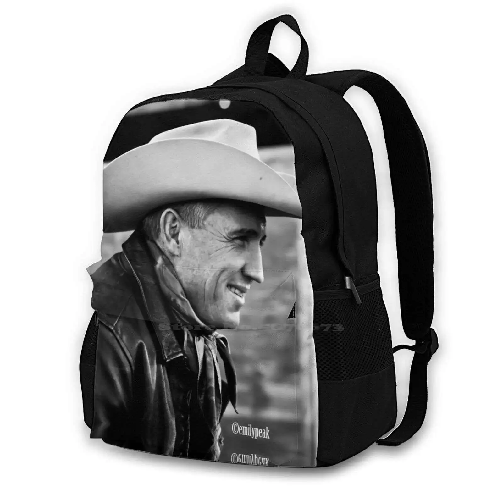 

Mozaun Teen College Student Backpack Laptop Travel Bags Cowboy