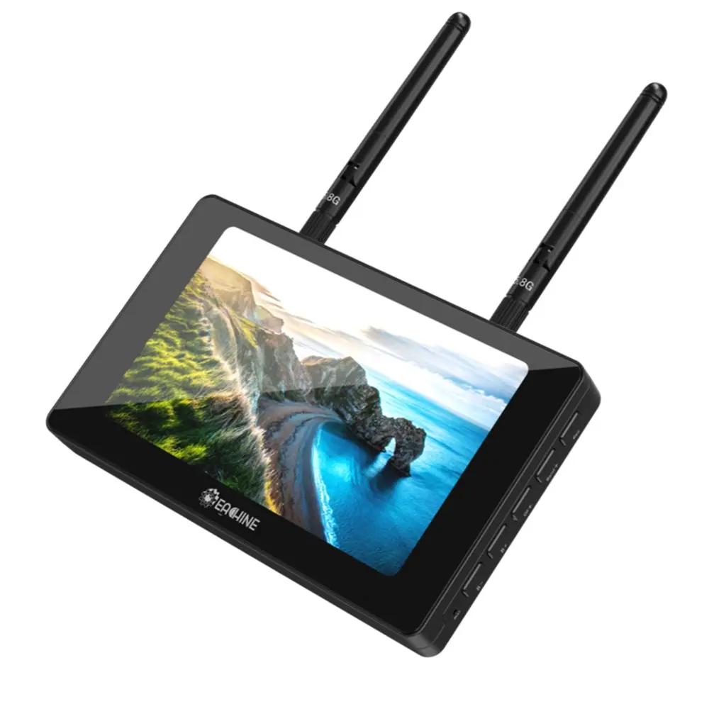 Eachine Moneagle 5 Inch IPS 800x480 5.8GHz 40CH Diversity Receiver 1000Lux FPV Monitor HD Display For RC Drone Radio Controller