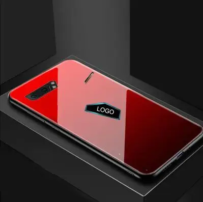 A2 Чехол для Asus ROG Phone2 ZS660KL из закаленного стекла, мягкий силиконовый чехол для телефона Asus ROG 2, защитный чехол для телефона - Цвет: A2