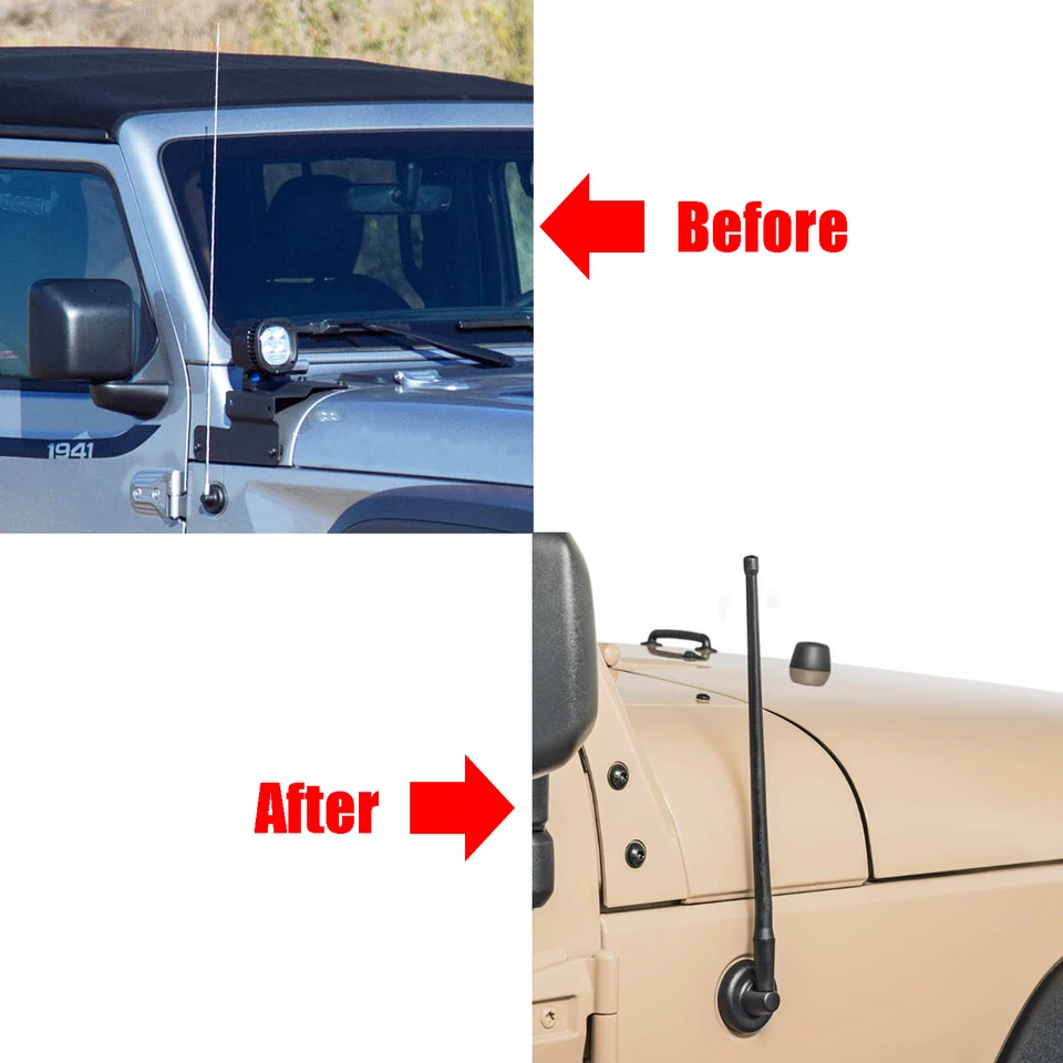 Antenna Universale Ulisem Per Auto, Per Impianto Stereo Da Tetto Amplificatore Antenna Fmam 9 Pollici Treetalk 88383381
