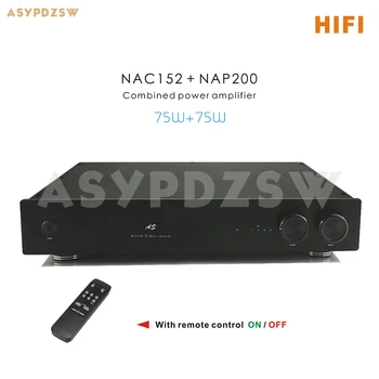 

NEW NAC152+NAP200 Combined stereo power amplifier Based on NAIM 75W With remote control