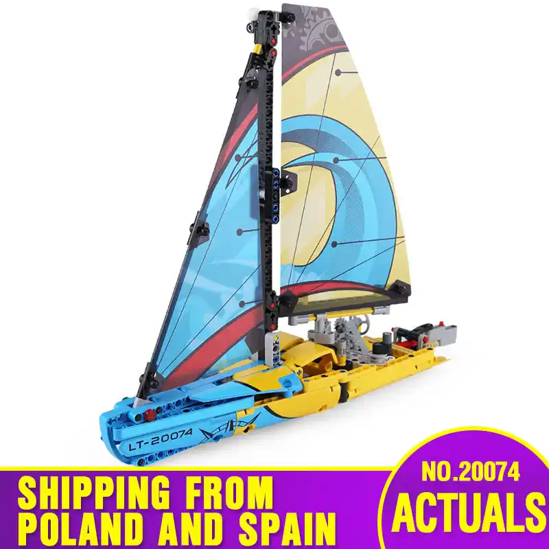 lego technic racing yacht 42074 building kit