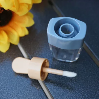 

10/30/50pcs Blue Lip Gloss Bottle Lip Glaze Tube Empty Pink Ice Cream Lipgloss Tube Packaging Material Makeup DIY Lip Glaze