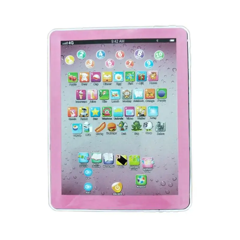Simple English Early Education Machine Toy Multifunctional Type Computer Tablet Children Learning Machine Toys