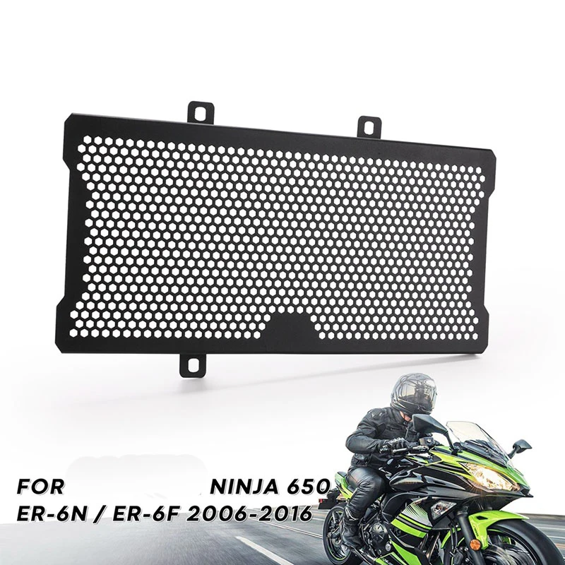 Защитная крышка для радиатора мотоцикла Kawasaki Ninja 650 ER-6N 06-16 2011 2012 2013 2014 2015 2016 |