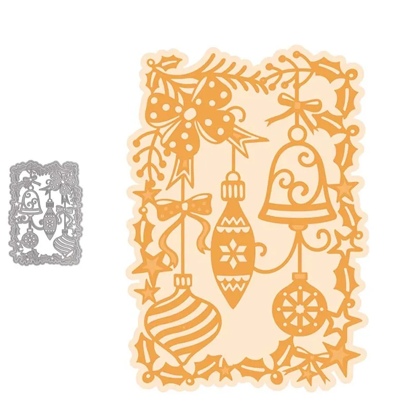 

JC Bells Stars Pendant Metal Cutting Dies for Scrapbooking New Stencil Handmade Tools DIY Card Make Mould Model Craft Decoration