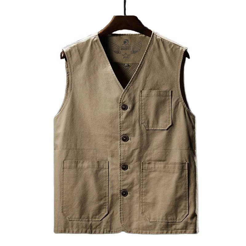 cotton mens vest