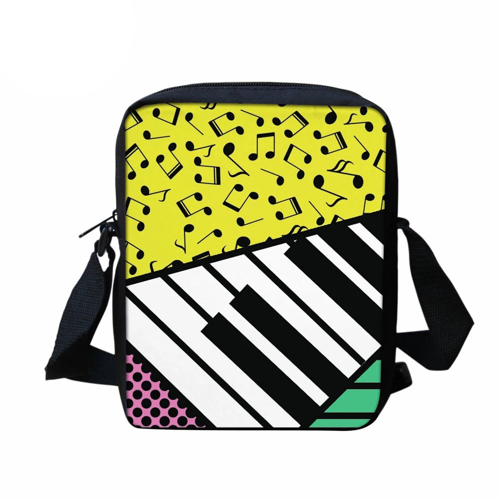 NOISYDESIGNS детские школьные сумки для фортепиано для детей, рюкзак для девочек-подростков, сумки для книг с музыкальными нотами для девочек, Набор сумок для начальной школы на заказ - Цвет: L5557E