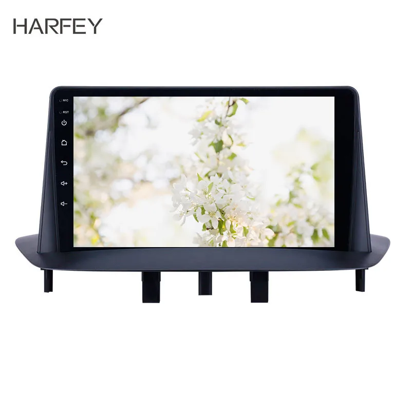 

Harfey 9inch Bluetooth GPS Navigation Car Radio Android 8.1 HD HD Touchscreen for Renault Megane 3 2009-2014 support Carplay SWC