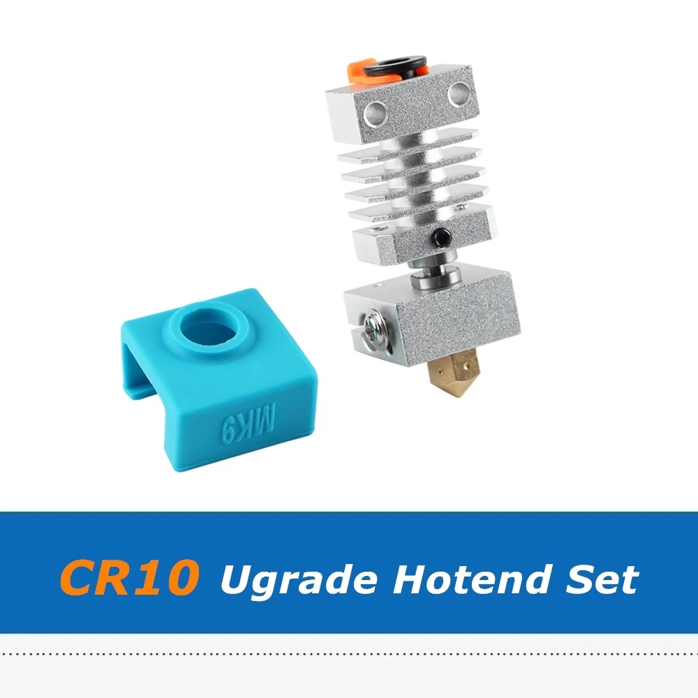 CR10 все металлические Hotend экструдер комплект 0 4 мм MK8 сопла печатающей головки для