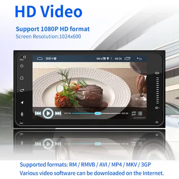 

Replacement Audio Player Car Auto 7 inches Bluetooth Wireless FM Radio