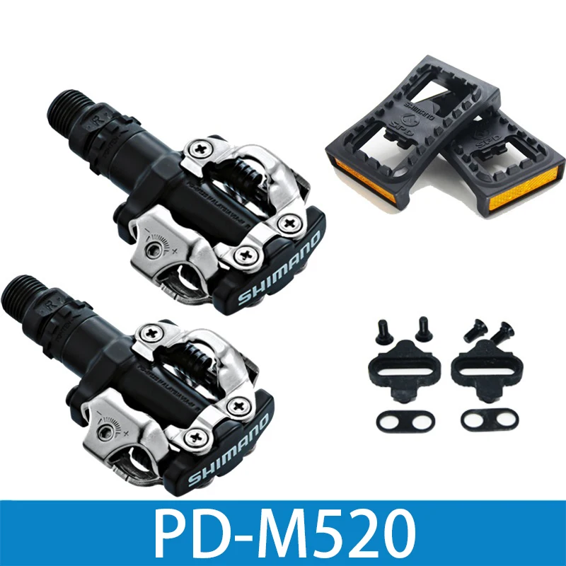 Shimano PD M520 Бесклипсова СПД педали МТВ гоночный велосипед горный Запчасти PD-M520 |