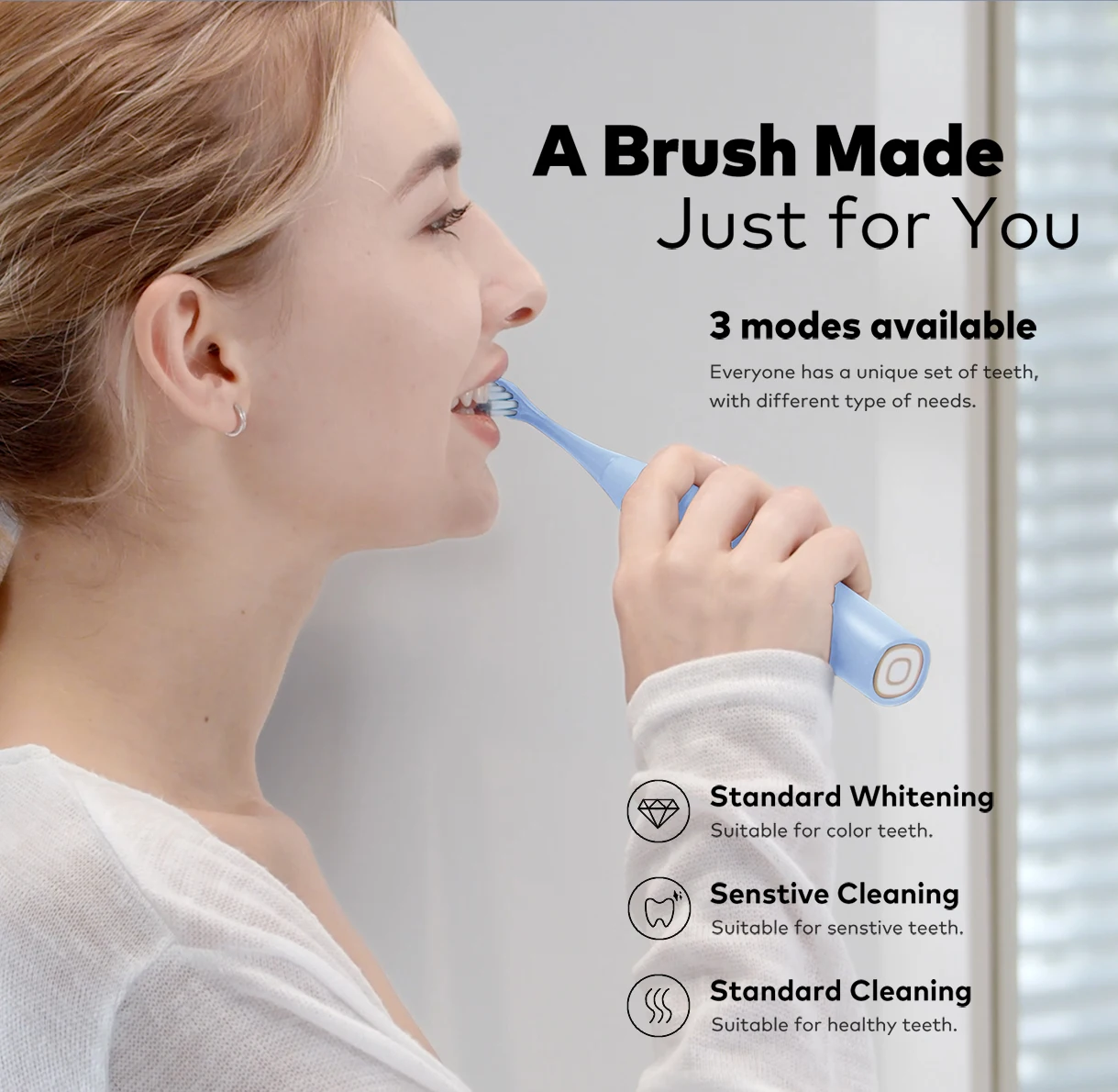 Oclean F1 Smart Electric Toothbrush 3 Brushing Modes IPX7 Waterproof For Adult Ultrasonic Automatic Fast Charing Oclean F1 Smart Electric Toothbrush 3 Brushing Modes IPX7 Waterproof For Adult Ultrasonic Automatic Fast Charing