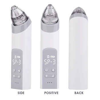 

2 in 1 Electric Baby Nasal Aspirator USB Charging Adjustment Suction Power Cleaning Nostril Cleaner Blackhead Remover With music