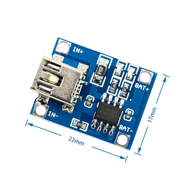 Micro USB 5V 1A 18650 TP4056 литиевый модуль зарядного устройства аккумулятора зарядная плата с защитой двойные функции 1A Li-Ion для arduino - Цвет: TP4056 MINI
