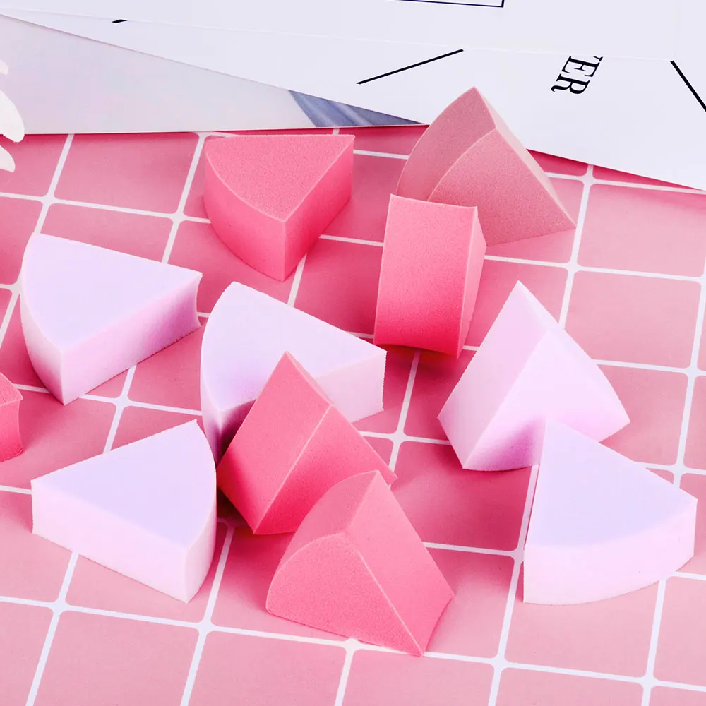 

5 Pcs Triangle Shape Soft Cosmetic Puff Makeup Sponge Blending Face Foundation Primer Cream Blending Cosmetic Powder Puff Set