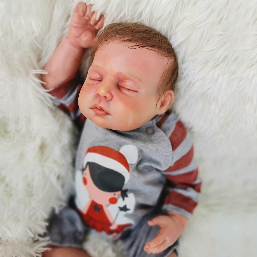 NPK Bebe Reborn Baby Doll 22 дюйма 55 см Силиконовая виниловая Bebe Кукла Новорожденный очаровательны реалистичные для детей ясельного возраста для подарка Быстрая