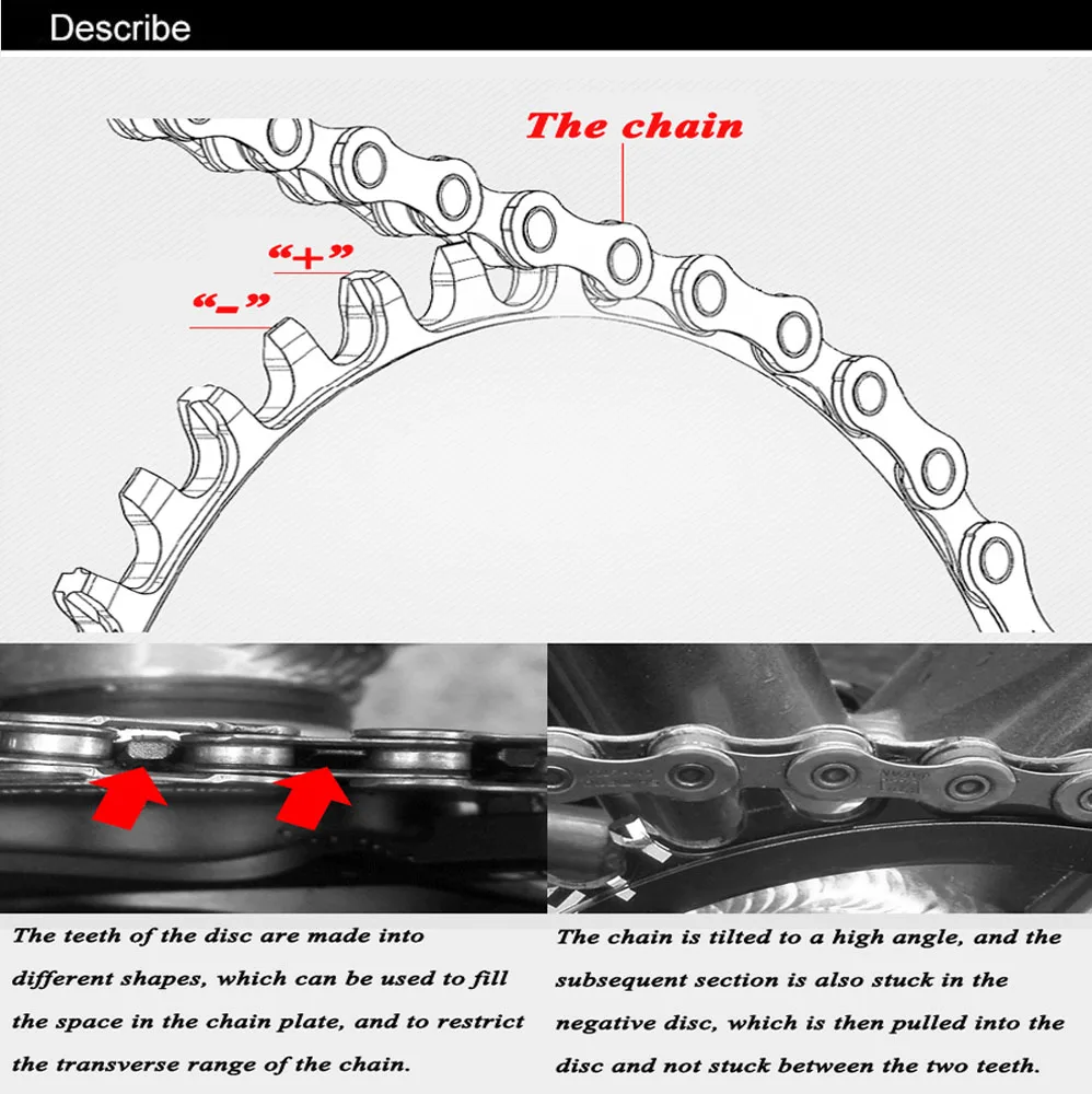 VXM 96BCD Round bicycle chainwheel 32T 34T 36T 38T MTB bike Chainring Tooth Plate mountain Crown for M4000 M4050 GX NX X1 Crank