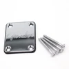 1 Set Electric Guitar Neck Plate with Screws for ST TL Guitar ,Jazz Bass Replacement Black ► Photo 2/6