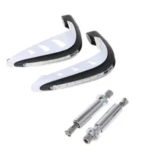 1 Пара мотоциклетный руль, защита для рук, светодиодный светильник, рукавицы, светодиодный, защита для рук, универсальная защита для рук, аксессуары для двигателя A6HE