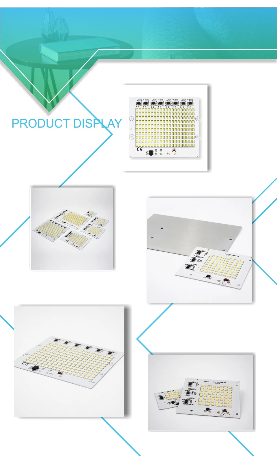 Smart IC SMD светодио дный чипсы лампа 10W 20W 30W 50W 100 Вт AC 220 В SMD2835 DIY для наружного прожектор Открытый Сад Холодный белый Теплый белый